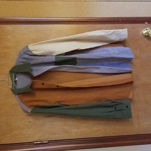 Long sleeve corduroy button down Large